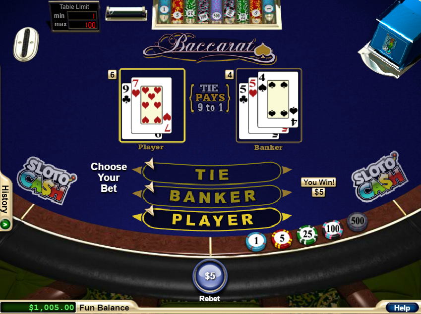  Baccarat in Online Casinos