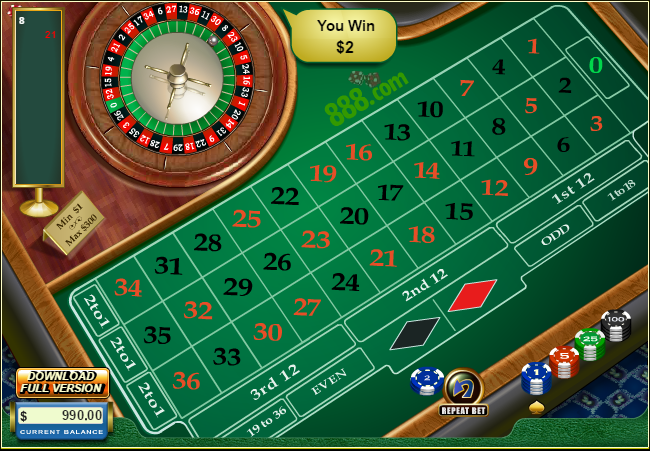 Online Casinos Roulette